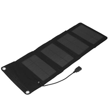 Imagem de Carregador de Painel Solar 7W Monocristalino Silicone Dobrável Carregador de Bateria Solar 1290mA 5V
