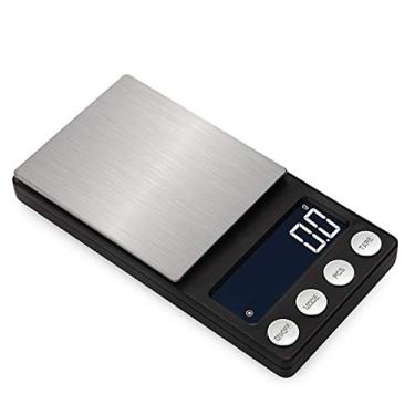 Imagem de mini balança para joias Balança eletrônica de 0,01g balança de bolso portátil pequena escala de precisão de contagem de gramas