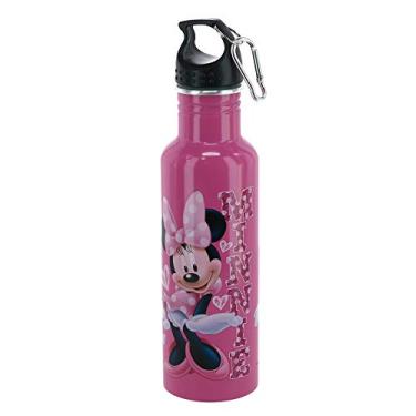 Imagem de Disney Sassy Hearts garrafa de alumínio boca larga rosa