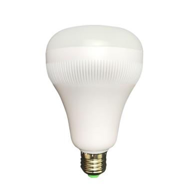 Imagem de Lâmpada fluorescente com alto-falante Bluetooth para música Lâmpada bulbo colorido LED com alto-fala
