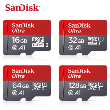 Imagem de Cartão 100% original sandisk classe 10 sd cartão microsd tf 16 gb 32 gb 64 gb 128 gb cartão de memória micro sd