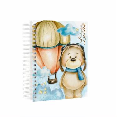 Imagem de CADERNETA DE VACINAÇÃO PERSONALIZADA URSINHO BALOEIRO