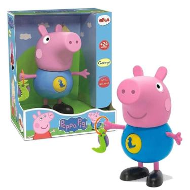 Imagem de Boneco Articulado George Pig Peppa De Atividades Elka