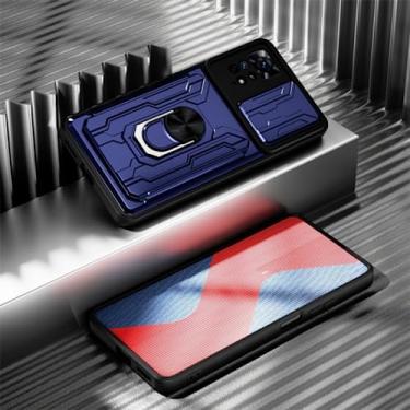 Imagem de Estojo à prova de choque para Xiaomi 13 Pro 12T 11T Pro para Redmi Note 12 11 10 Pro Poco X4 M5 Suporte de anel de metal rotativo com slot para cartão, K3, para Xiaomi 13