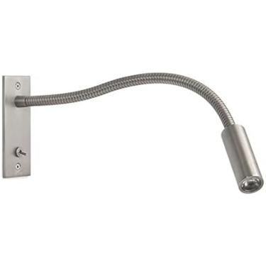 Imagem de Luz De Leitura De Cabeceira LED Flexível Para Montagem Na Parede Com Pescoço De Cisne, Arandela Embutida Com Fio Com Interruptor, Lâmpadas De Cabeceira Ajustáveis ​​luzes Noturnas Para Cama De Qua