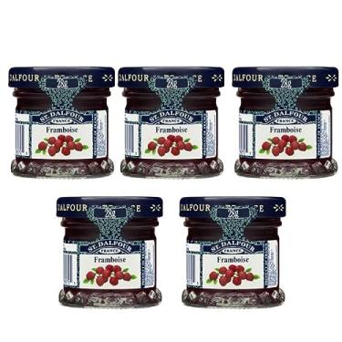 Imagem de Kit 5 Geleia Importadas Mini St Dalfour Framboesa Degustação