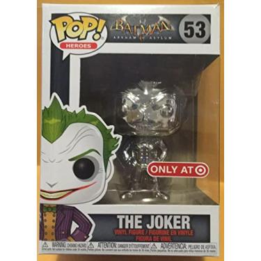 Imagem de Funko Pop! Batman Arkham Asylum The Joker Metallic Black Target Exclusive