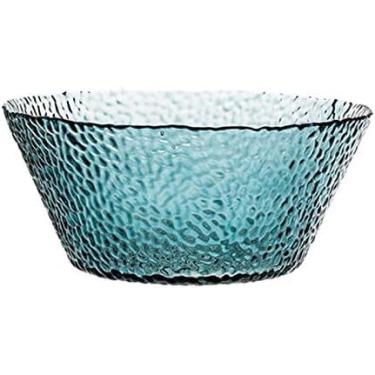 Imagem de Tigela De Vidro Martelado Colorido Nórdico, Tigela Grande Transparente De Frutas, Tigela De Sobremesa Personalizada Para Casa, Salada De Frutas,C,Striking44