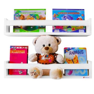 Imagem de Prateleira Para Livros Infantil Kit 2pç Muito Grande