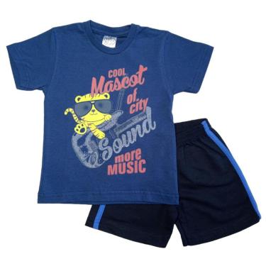 Imagem de Conjunto Infantil Menino Azul Marinho - M&D Modas