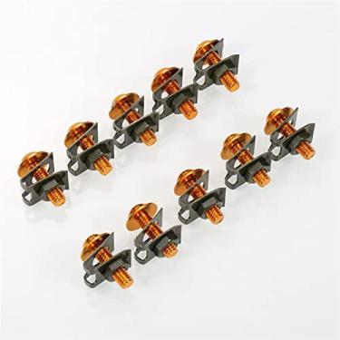 Imagem de Porca de roda parafusos de carroçaria parafusos de porca prendedor porca parafusos de substituição automática acessórios peças M6 6mm Sportbike carenagem corpo kit parafuso tampas de porca de roda