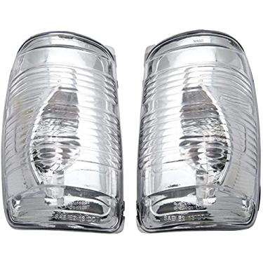 Imagem de Lâmpada MASO 2 peças com indicador de asa e espelho, compatível com Transit MK8 2014 Lado direito e esquerdo (MPN: 1847387, 1847389)