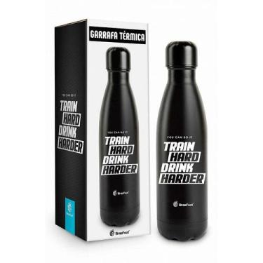 Imagem de Garrafa Térmica Metal Neo 500 Ml Brasfoot - Train Hard Drink