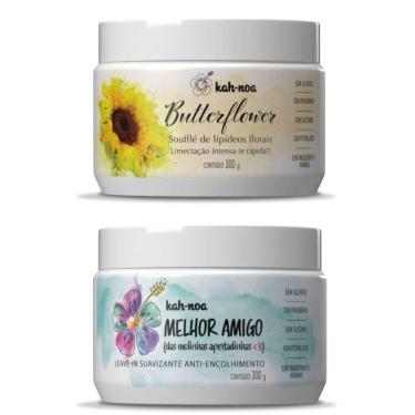 Imagem de Kit Especial Leave-in Antiencolhimento Melhor Amigo + Soufflé de Lipídeos Butterflower - Kah-Noa…