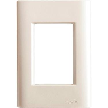 Imagem de Placa 3 Postos 4x2 Tramontina Giz Pérola Sem Suporte Tramontina