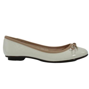 Imagem de Sapatilha Feminina Moleca 5027.1466 Verniz Branco Off