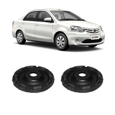 Imagem de Par prato calço mola amortecedor dianteiro etios 2012 a 2020