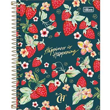 Imagem de Tilibra - Caderno Capa Dura Colegial Capricho 1 Matéria 80 Folhas, Multicor