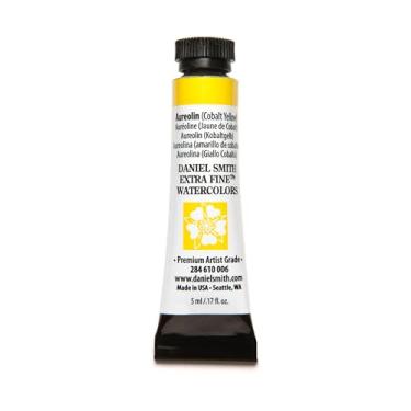 Imagem de Daniel Smith Tinta aquarela extrafina, tubo de 5 ml, Aureolina (amarelo cobalto), 284610006