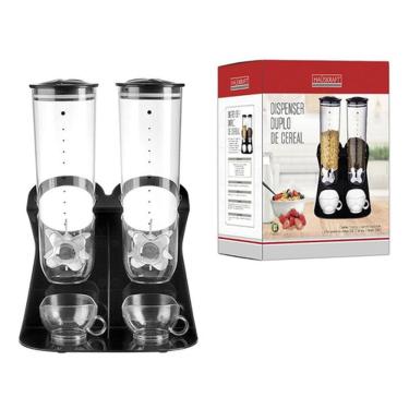 Imagem de Dispenser Duplo De Cereais Grãos Secos Porta Mantimentos 3l