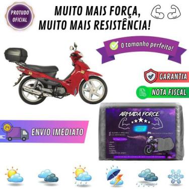 Imagem de Capa Pra Moto DAFRA ZIG 50 Sem Forro 100% Impermeável Armada Force Pro