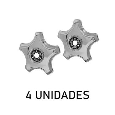 Imagem de Calota Hélice 5 Pontas Aro 20/22 para Rodoar - 4 Unidades - Fabbof