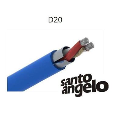 Imagem de Cabo Microfone Stereo D20 Azul Santo Angelo