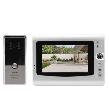 Imagem de Intercomunicação de Vídeo Com Fio, Câmera de Campainha de Vídeo de 7 Polegadas Com Monitor, Kits de Câmera HD de Interfone de Vídeo Com Fio 6 Luz Infravermelha, para Apartamento