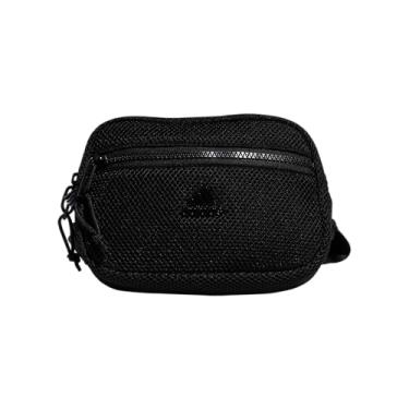Imagem de adidas Airmesh Pochete de viagem/bolsa de viagem, preta, tamanho único, Preto, One Size, Pochete Airmesh/Bolsa de viagem