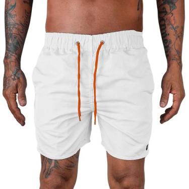 Imagem de Short Masculino Moda Praia Liso Cordao Neon - MP Moda Masculina, G, Br