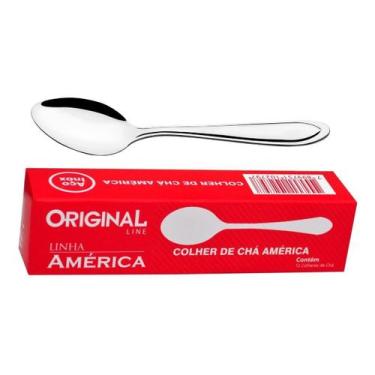 Imagem de Kit 12 Colheres Chá América Talheres - Original Line