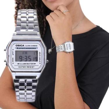 Imagem de Relógio Retro Pulseira Metal Ajustável Masculino Feminino - VINTAGE