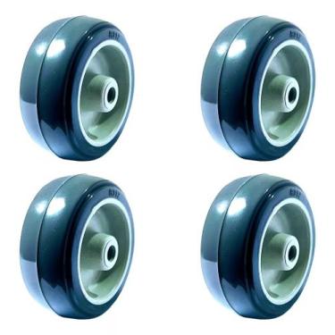 Imagem de 4 Pçs Roda 3 polegadas para reposição Rodinha para Rodizio 312BP - Tai