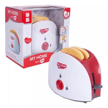 Imagem de Torradeira Infantil Para Cozinha De Brinquedo Com Alavanca  - Toys & T