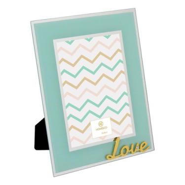 Imagem de HOME&ampCO MILOS PORTA-RETRATOS 13X18 25x20x,5cm VIDRO AZUL - HOME&CO