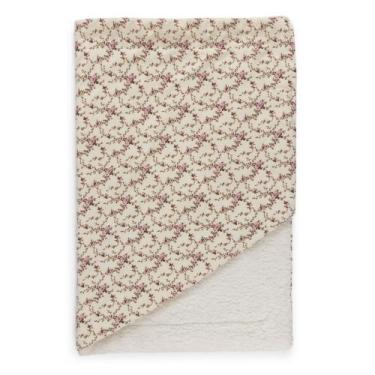 Imagem de Manta Sherpa  Dupla Face Para Bebê Menina - Remi Enxovais, floral