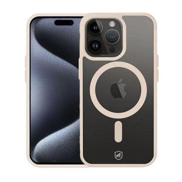 Imagem de Capa case capinha MagSafe para iPhone 15 Pro - Rosa -Gshield
