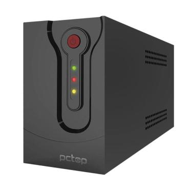 Imagem de No-Break 800VA PCTop - Entrada Bivolt - Saída 110V - Semi Senoidal - 3 Tomadas - Preto - PZ800VA