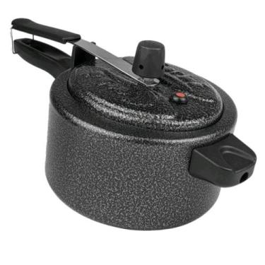 Imagem de Panela de Pressão 2,5 litros Craqueado Grafite-Alumínio - corbã