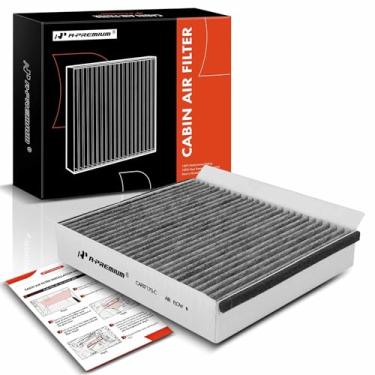 Imagem de A-Premium Filtro de ar de cabine com carvão ativado compatível com Mercedes-Benz W163 Series ML320 1998-2003, ML350 2003-2005, ML430 1999-2001, ML500 2002-2005, ML55 AMG 2000-2003, substituto e# 163