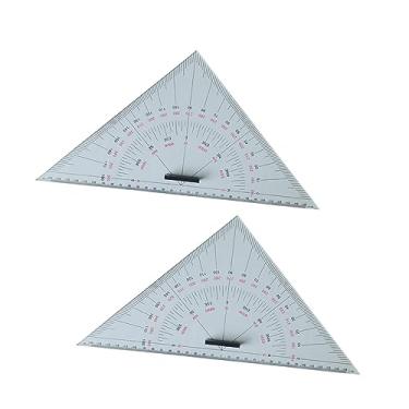 Imagem de oshhni Desenho de gráfico Régua triangular Triângulo Ângulo Transferidor Medição de distância Ferramenta de geometria matemática em grande escala Régua de, Régua Isósceles