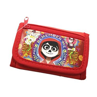Imagem de Carteira infantil licenciada pelo filme Disney COCO com dobra tripla cor vermelha, Vermelho, One_Size