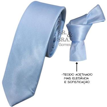 Imagem de Gravata Slim E Semi Slim Modernas Em Cetim Para Padrinhos Alta Qualida