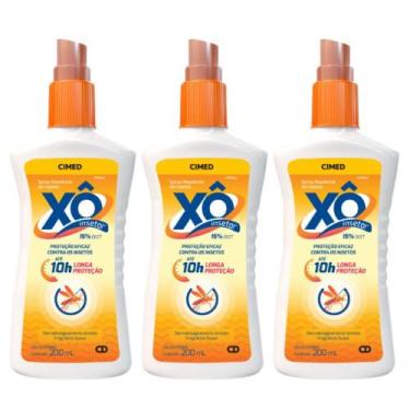 Imagem de Kit Spray Repelente de Insetos Cimed Xô Inseto Com 3 200ml - XO INSETO