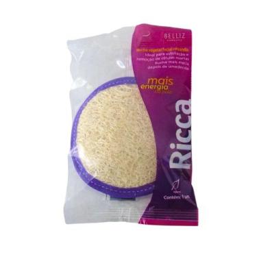 Imagem de Bucha Vegetal Facial Belliz Ricca Redonda Roxa Cód.3425 - BELLIZ COMPA