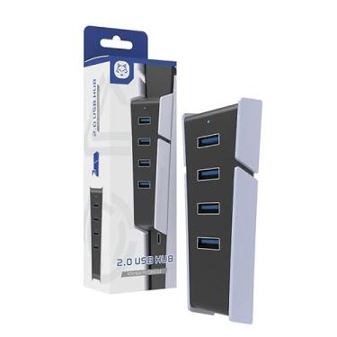 Imagem de Hub USB 4 Portas Para Playstation 5 Slim Digital e Ultra Carregador