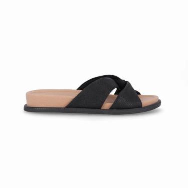 Imagem de Tamanco Anali Rasteira Piccadilly 477001, Preto, 37