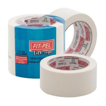Imagem de Fita crepe 48mm x 50m com 02 unidades - fitpel