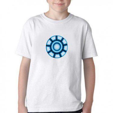 Imagem de Camiseta Infantil ou adulto Reator Tony Stark  Blusa Criança todos tam