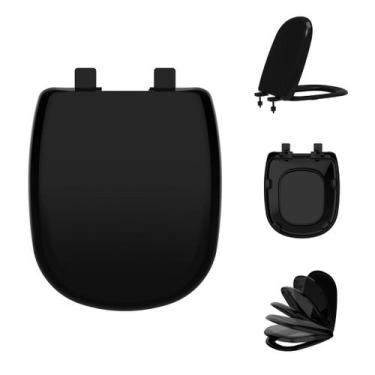 Imagem de Assento Icasa Sabatini Termofixo Soft Close Tupan, Preto